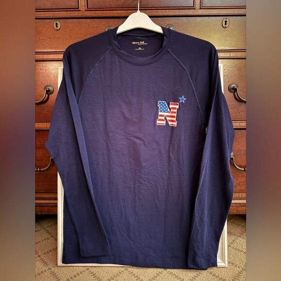 Sport-Tek Naval Academy Rivalry Lacrosse  tournament long sleeved T-shirt  S - Picture 1 of 9